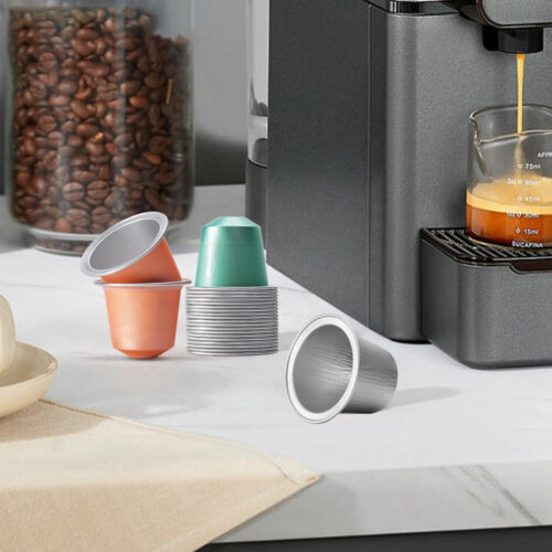 coffee-08 Premium Empty Aluminum Coffee Capsules for Coffee Brands