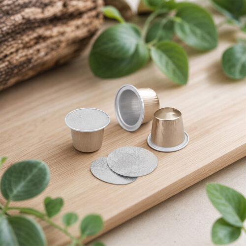 coffee-capsule-28 Food-Grade Empty Aluminum Coffee Capsules Compatible with Nespresso